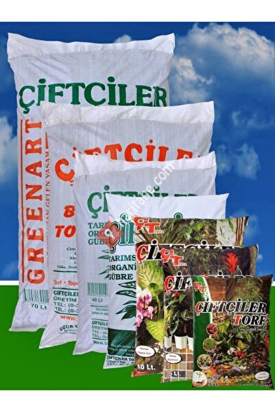 Çiftçiler Çiçek Toprağı Sebze Toprağı Torf Ve Gübre karışımlı 5lt