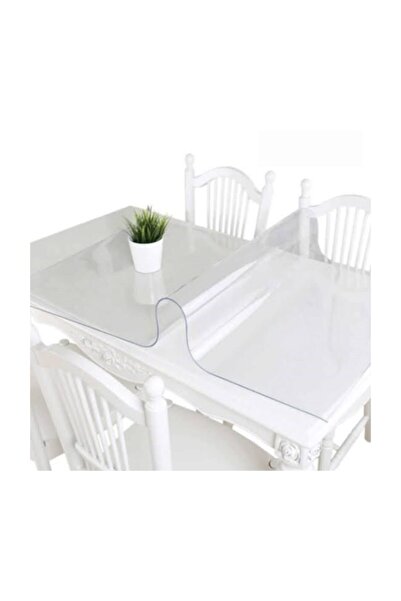 Emek 80x170 Şeffaf PVC Masa Örtüsü 2,5 mm Masa Koruyucu Saydam Renk Masa Sehp...