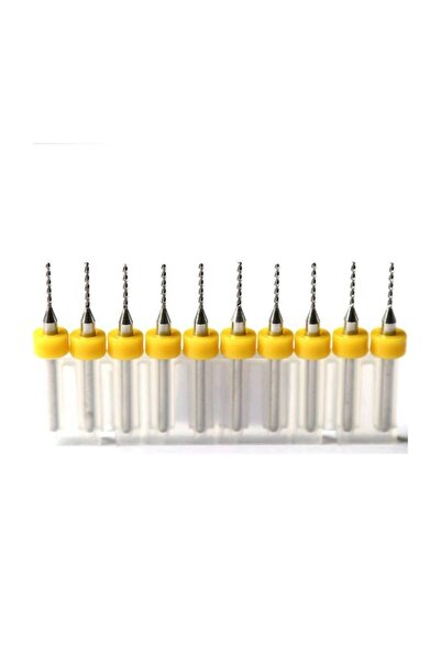 Schulzz 10 Parça 0.50 Mm Matkap Ucu Karbür Delme Mikro