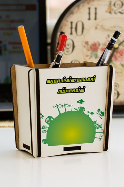 Hediyelen Energy Systems Engineer Pen Holder