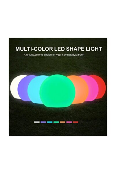 Doppler 7 Renk Değiştirebilen Led Işıklı Top Şarjlı Kablosuz Aydınlatma