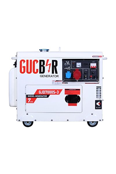 Gjd7000s-3 (7 KVA) Kabinli Portatif Dizel Jeneratör Trifaze
