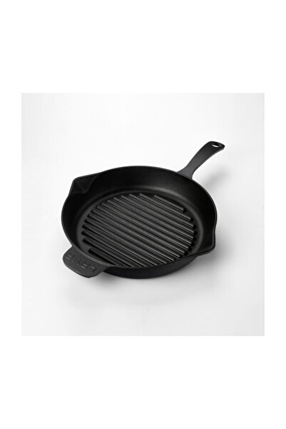Lava Cast Round Grill Pan with Metal HandleDiameter(ø)28cm
