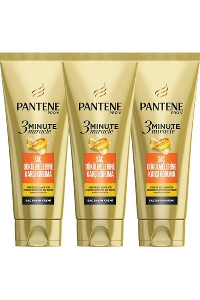 Pantene 3 Minute Miracle Against Hair Loss 200ml*3 Pcs
