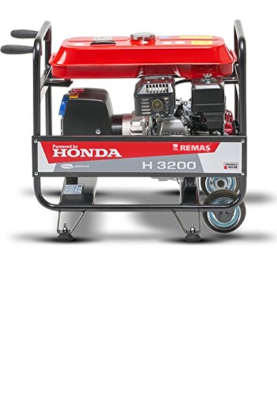 Honda H 3200 Monofaze 3.2 Kva Ipli Benzinli Jeneratör (VİTRİN)