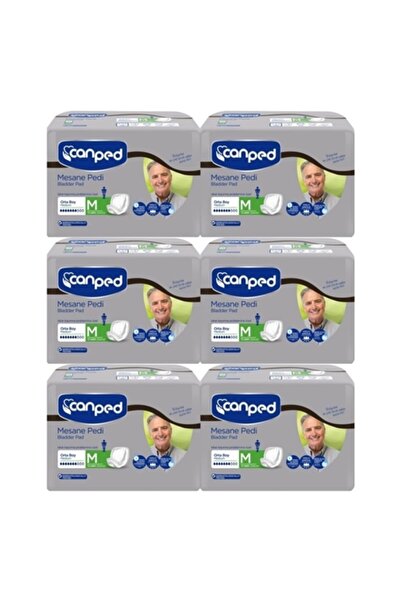 Canped Mesane Pedi Erkek Orta Boy Medium 12 Li x 6 Adet