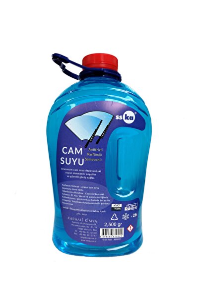 sska Oto Cam Silgi Silecek Suyu / Antifrizli -26 / Şampuanlı / Parfümlü / 250...