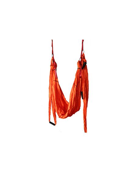 YogaTime AeroYoga Hammock with Handle (Excluding Mounting Apparatus Set) Orange