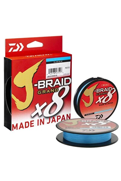 daiwa J-Braid Grand x8 İp Olta Misinası 135mt Island Blue-0.13 mm