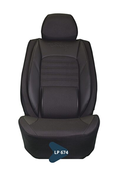 K-Design Universal Oto Koltuk Kılıfı Elit Silikonlu Jakar Serisi - LP674