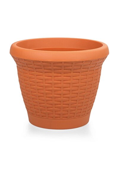 MF Botanik Hasır Saksı 3.3 Litre Kiremit Dekoratif Saksı