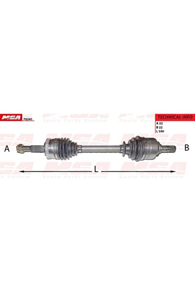 Genel Markalar Aks Komple Sol ( Opel : Corsa C 1.4 1.7Dti 1.3Cdti 16V 00 Comb...