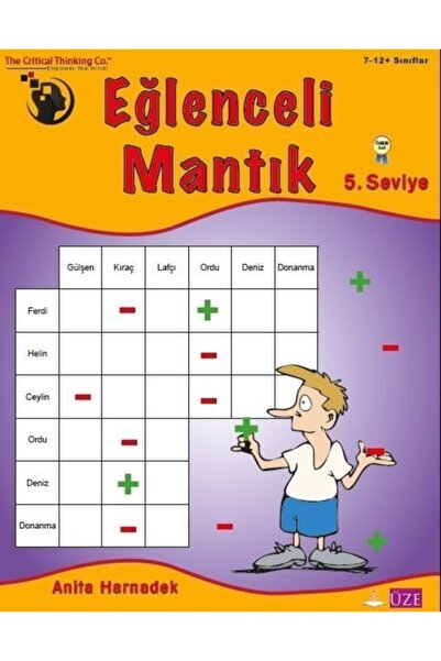 Üze Yayınları Eğlenceli Mantık 5. Seviye Kitabı (7 - 12. Sınıflar)
