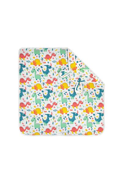 Lunanino Muslin Baby Swaddle Dino with Ears