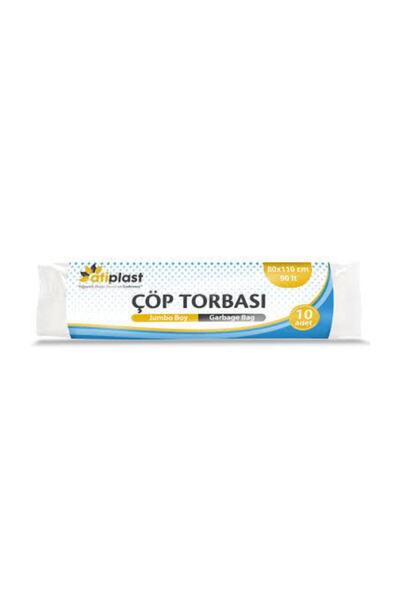 5 Adet Atiplast Jumbo Boy Mavi Çöp Torbası 80x110 cm 1000 gram