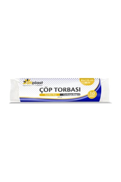 5 Adet Atiplast Endüstriyel Jumbo Boy Çöp Torbası 80x110 cm 400 gram Mavi
