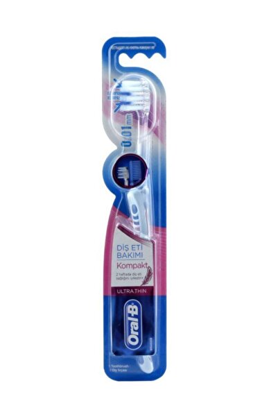 Oral-B Ultra Thin Kompakt Extra Soft Yumuşak Siyah