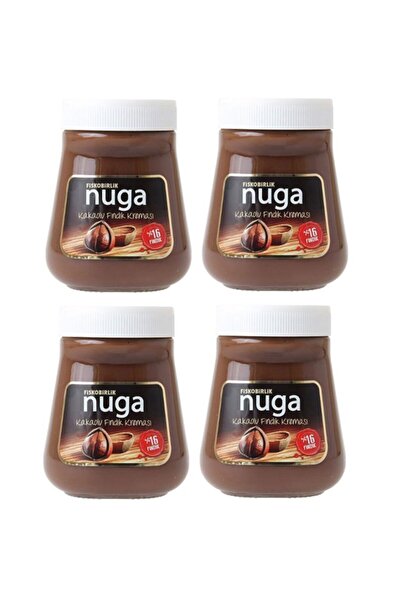 Fiskobirlik Nuga Kakaolu Fındık Kreması Çokokrem Cam 4 Adet x 700 Gram