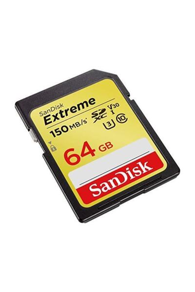 SanDisk Extreme 64 GB 150Mb/S C10 Sdsdxv6-064G-Gncın Sdxc Hafıza Kartı