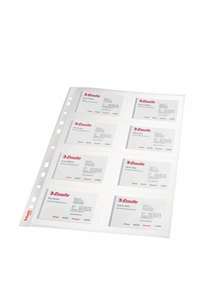 Esselte حقيبة بطاقات العمل 10 قطع Slt-78930 شفافة