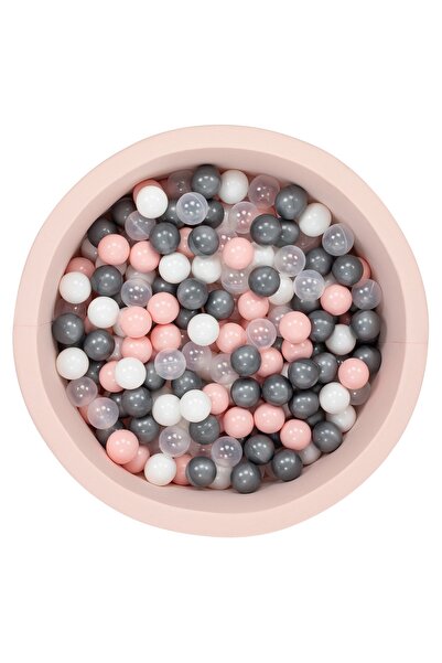 Wellgro Bubble Pops Sünger Pembe Top Havuzu - Beyaz/şeffaf/pembe/gri Toplar