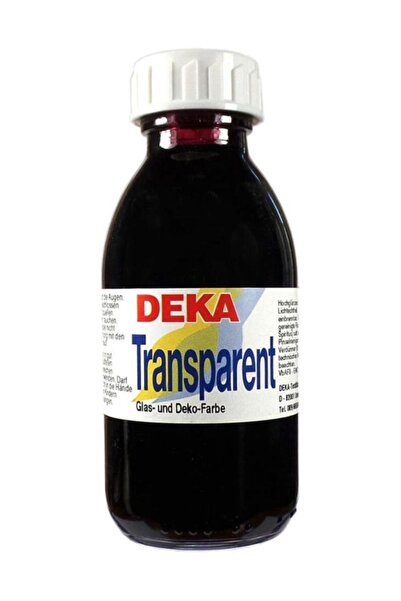 Deka Transparent Cam Boyası 125ml Pink No:29