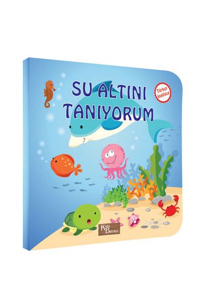 Kids Babies I Know the Underwater Turkish-English Words 15x15 Cm Book