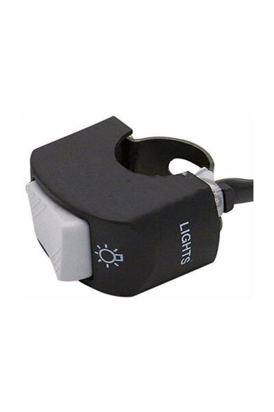 Knmaster Motosiklet Sis Farı Aç Kapa Düğmesi / Butonu / Gri