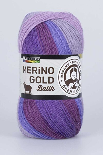 Ören Bayan Merino Gold Batik El Örgü İpi 100gr  (5 adet) 0840 STD