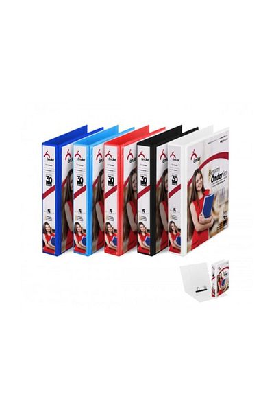 Önder A4 Pvc Ring Firm Folder - 7cm, 2 Rings, Blue
