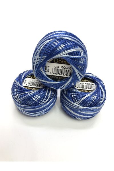Hayalperest boncuk Coats Domino Koton Perle No:8 Ață de broderie 0086 (1 bucată)