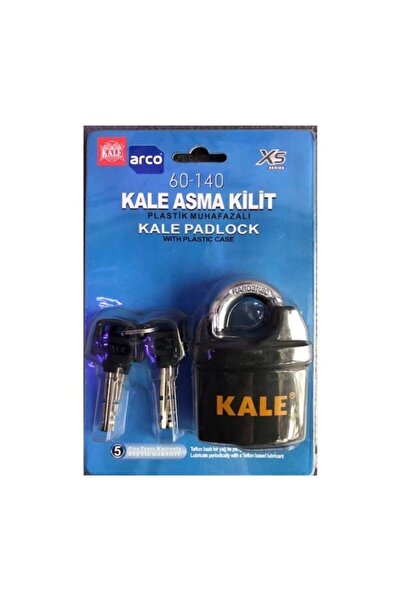 KALE Plastik Muhafazalı Asma Kilit 60 140 Yüksek Güvenlik