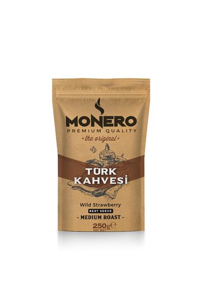 monero Turkish Coffee with Mountain Strawberries 250 Gr