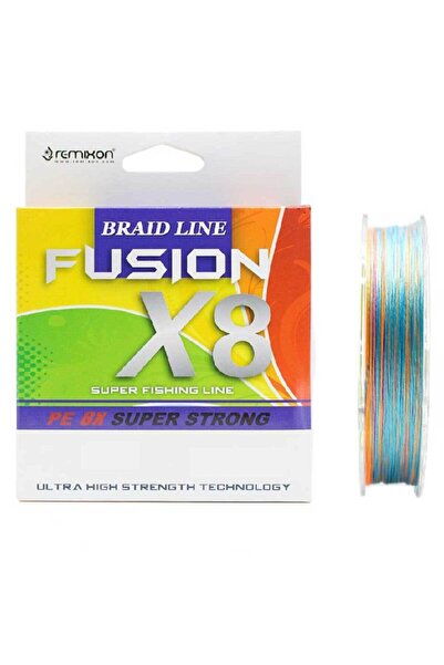REMIXON Fusion x8 MultiColor İp Olta Misinası 300mt 0.30 mm