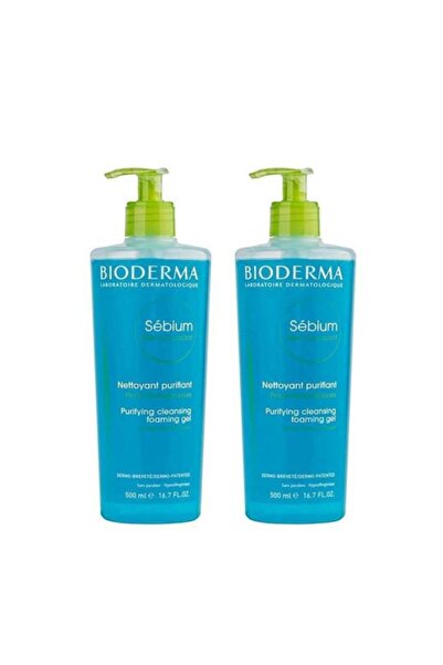 Bioderma Sebium Foaming Gel - 500 ml x 2 adet