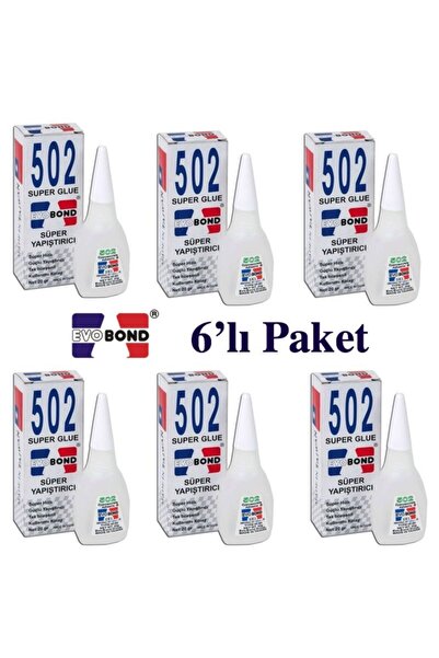 EvoBond 502 Japon Yapıştırıcı 6'lı Paket