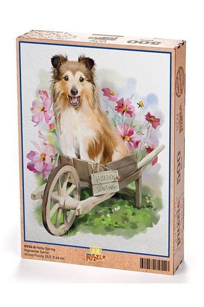 King Of Puzzle Hello Spring Wooden Puzzle 500 Pieces (HV34-D)