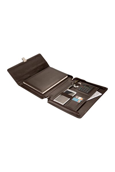 2K Organizer Ajanda Diplomat με φερμουάρ με λαβή Αδελφόχρωμο 20x28 Notebook Padfolio Vegan 28x34,5 cm