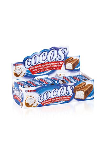 Elvan Cocos Hindistan Cevizli Bar 16 gr x 24 Adet