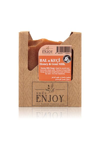 Enjoy Suds Enjoy Natural Honey Goat Milk Handmade Moisturizing Soap 100 gr