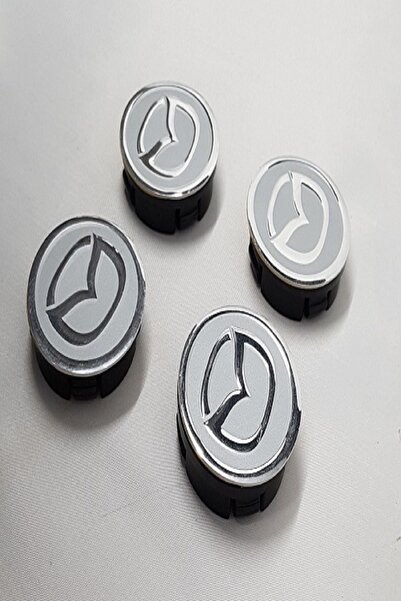 YED Jant Göbeği Mazda 58/55 (55mm Yuva) 4'lü Set Silver