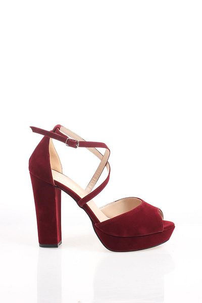 Çnr&Dvs New Burgundy Suede Women's Evening Dress Shoes 2015cnr