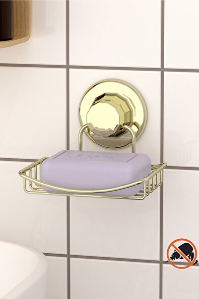 Teknotel Fără șuruburi de găurit! DOZATOR DE SABUN ASPIRAT GOLD DM265