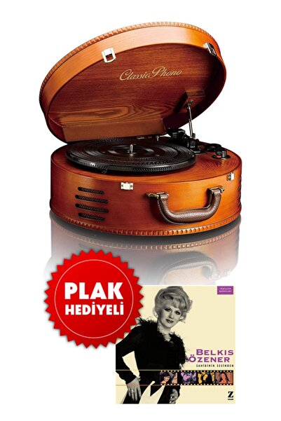 Lenco Pikap - Tt-34 Ahşap " Belkıs Özener (2lp) Plak Hediyeli " Classic Phono