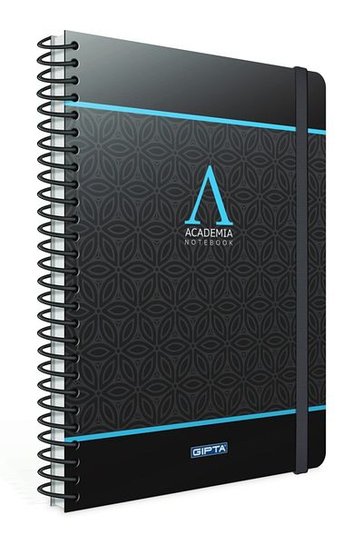 Gıpta Academia Spiral 120 Yp Hard Cover A4 Notebook cu rigle