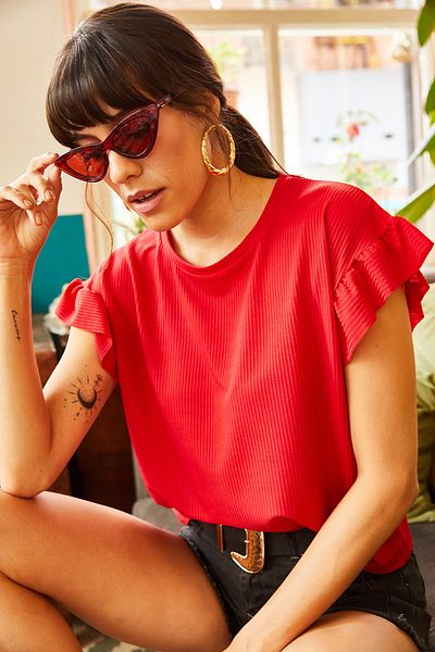 Olalook T-Shirt - Red - Regular fit