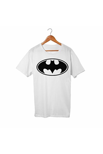 Alfa Tshirt Unisex Batman White T-Shirt