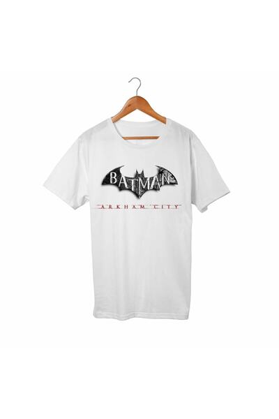 Alfa Tshirt Unisex White Batman T-Shirt