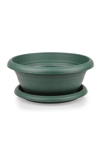 MF Botanik Kaktüs Aranjman Saksı Çiçek Aranjman Dekoratif Saksı 2.1 Litre Yeşil