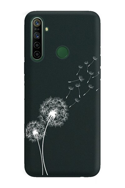 Spoyi Karahindiba Tasarımlı Rubber Telefon Kılıfı Huawei Oppo Realmi 5i